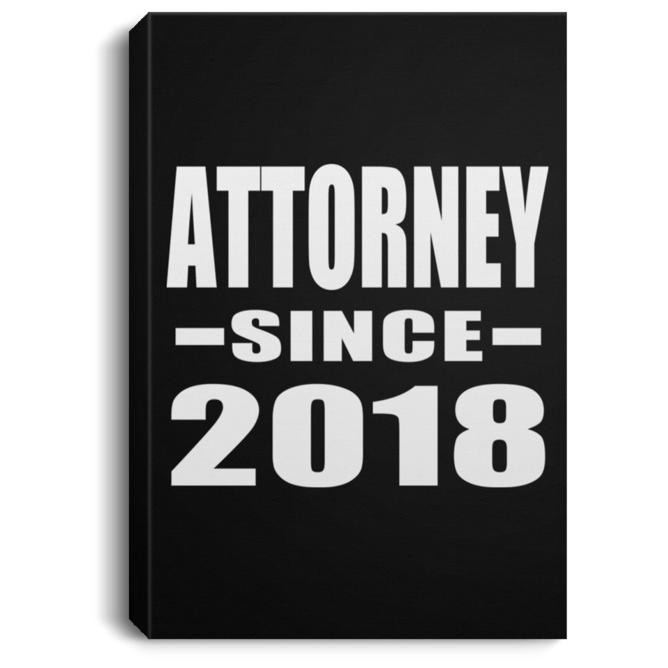 Attorney Since 2018 - Canvas Portrait