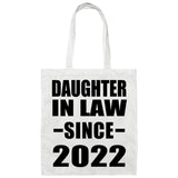 Daughter In Law Since 2022 - Tote Bag White
