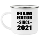 Film Editor Since 2021 - 12oz Camping Mug