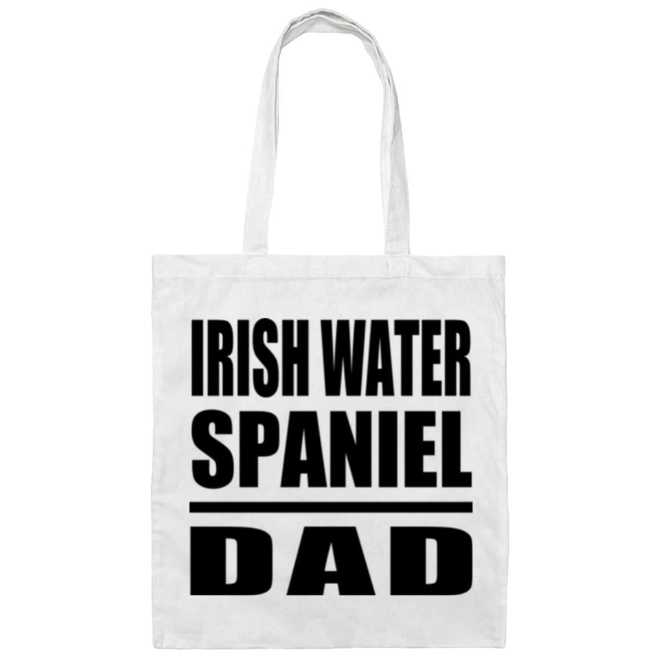 Irish Water Spaniel Dad - Tote Bag White