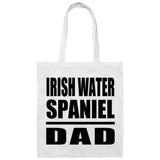 Irish Water Spaniel Dad - Tote Bag White