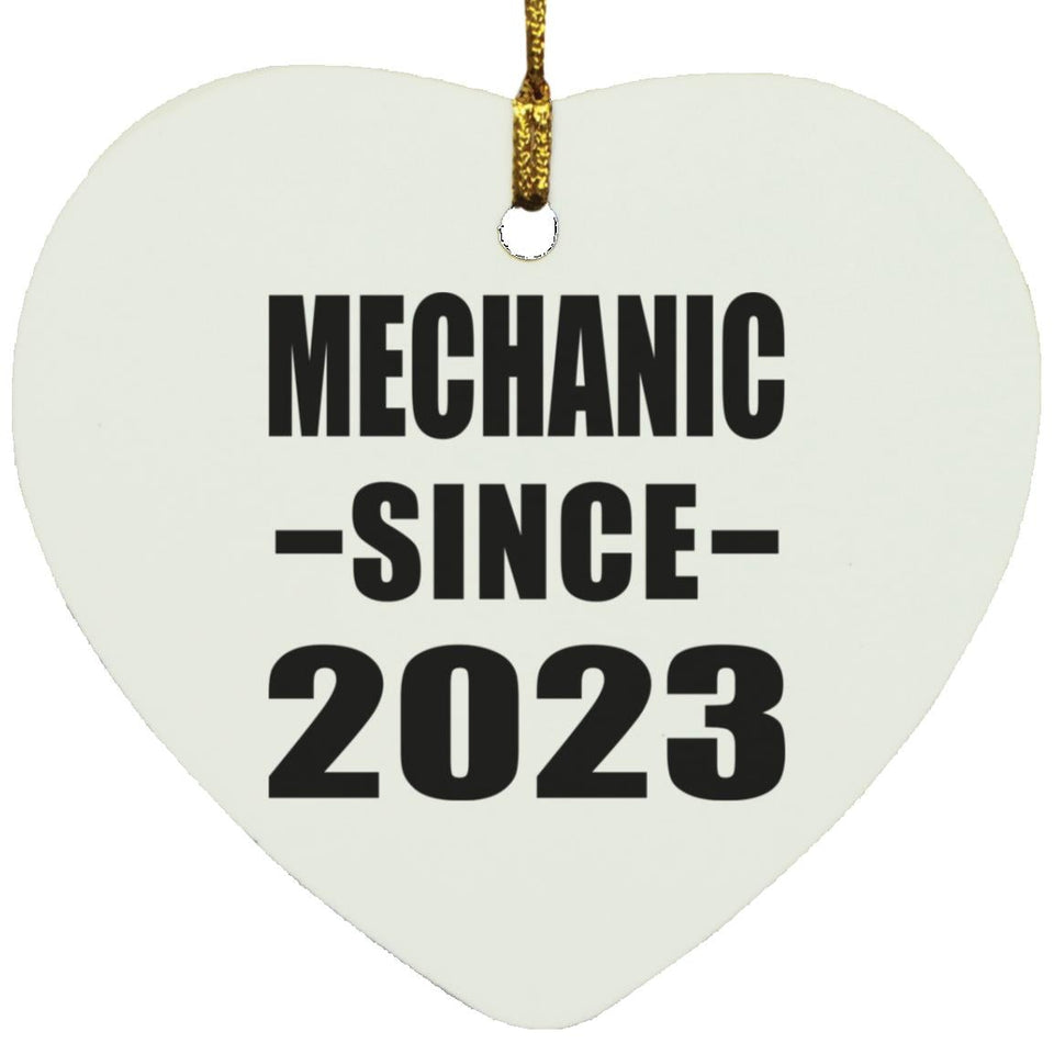 Mechanic Since 2023 - Heart Ornament