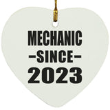 Mechanic Since 2023 - Heart Ornament