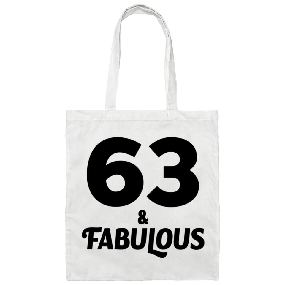 63rd Birthday 63 & Fabulous - Tote Bag White