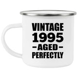 29th Birthday Vintage 1995 Aged Perfectly - 12oz Camping Mug