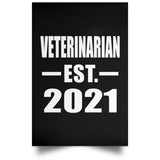 Veterinarian Established EST. 2021 - Poster Portrait