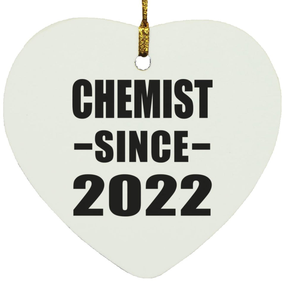 Chemist Since 2022 - Heart Ornament