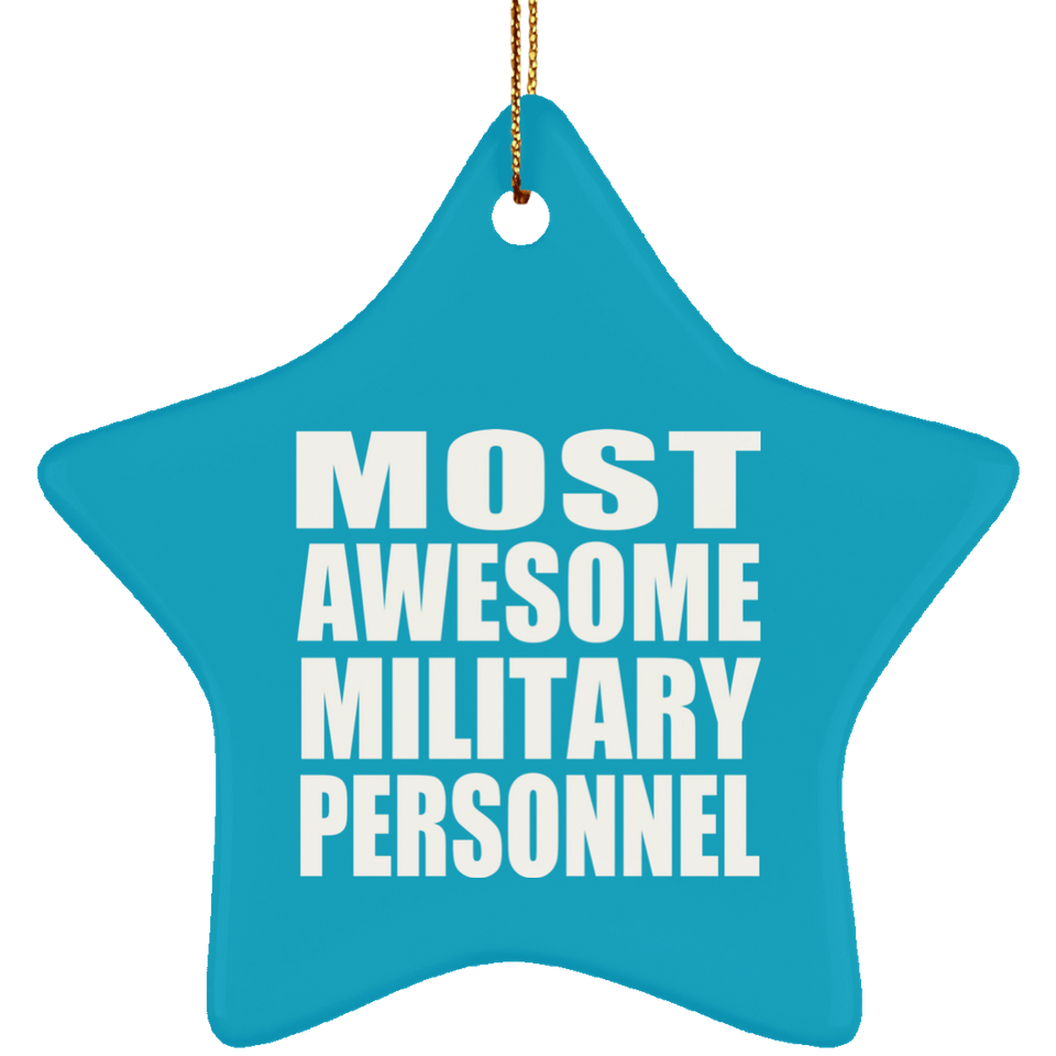 Most Awesome Military Personnel - Star Ornament