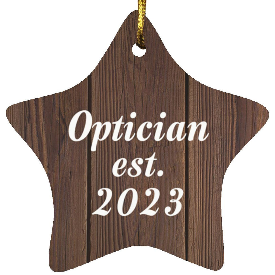 Optician Established Est. 2023 - Star Ornament D