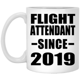 Flight Attendant Since 2019 - 11oz Coffee Mug