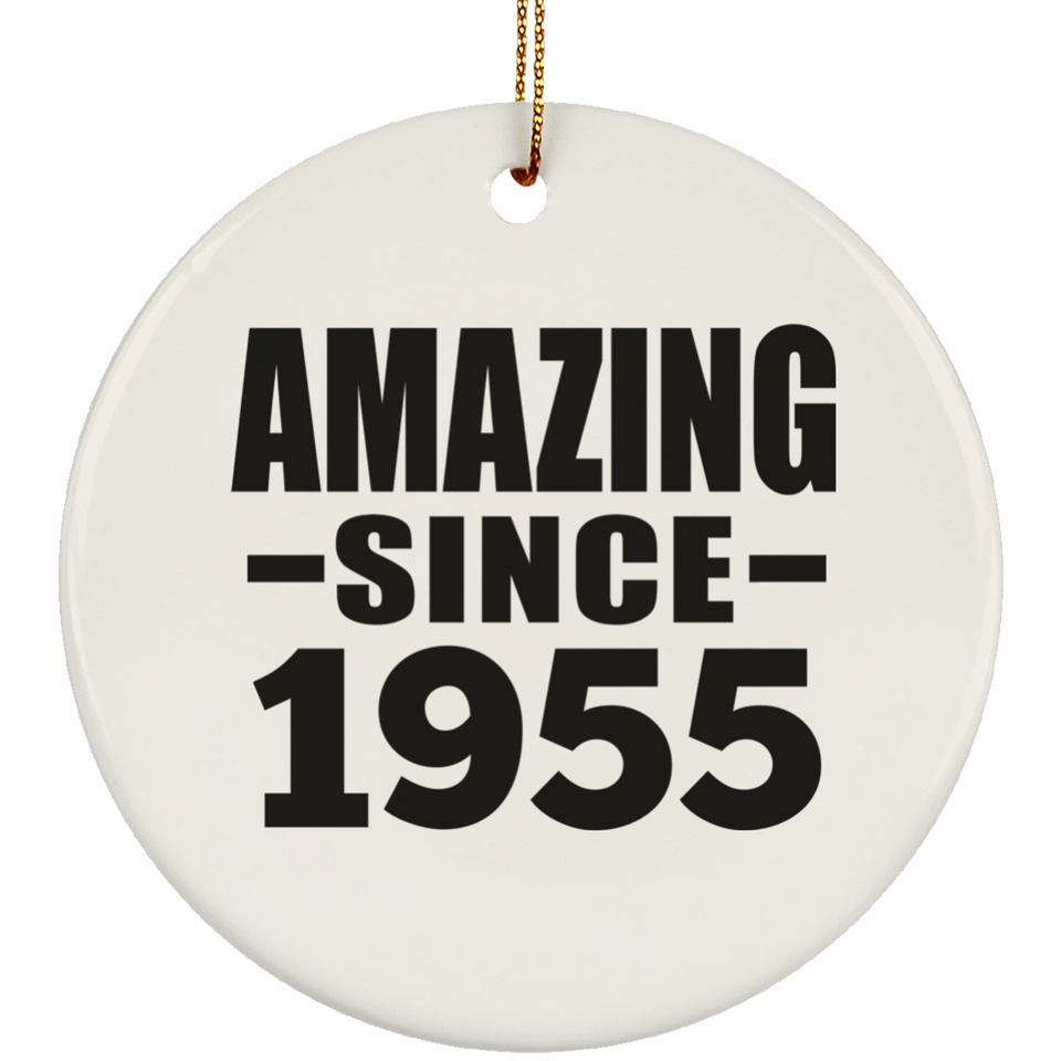 69th Birthday Amazing Since 1955 - Circle Ornament