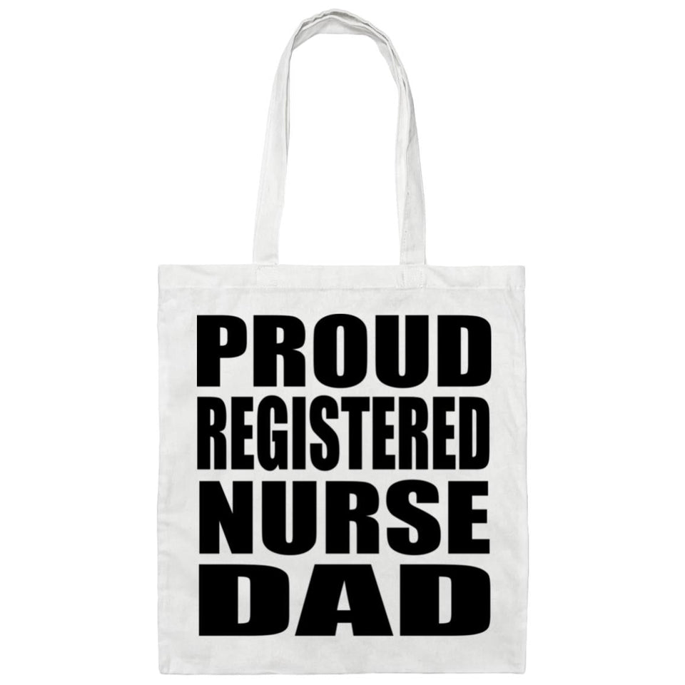 Proud Registered Nurse Dad - Tote Bag White