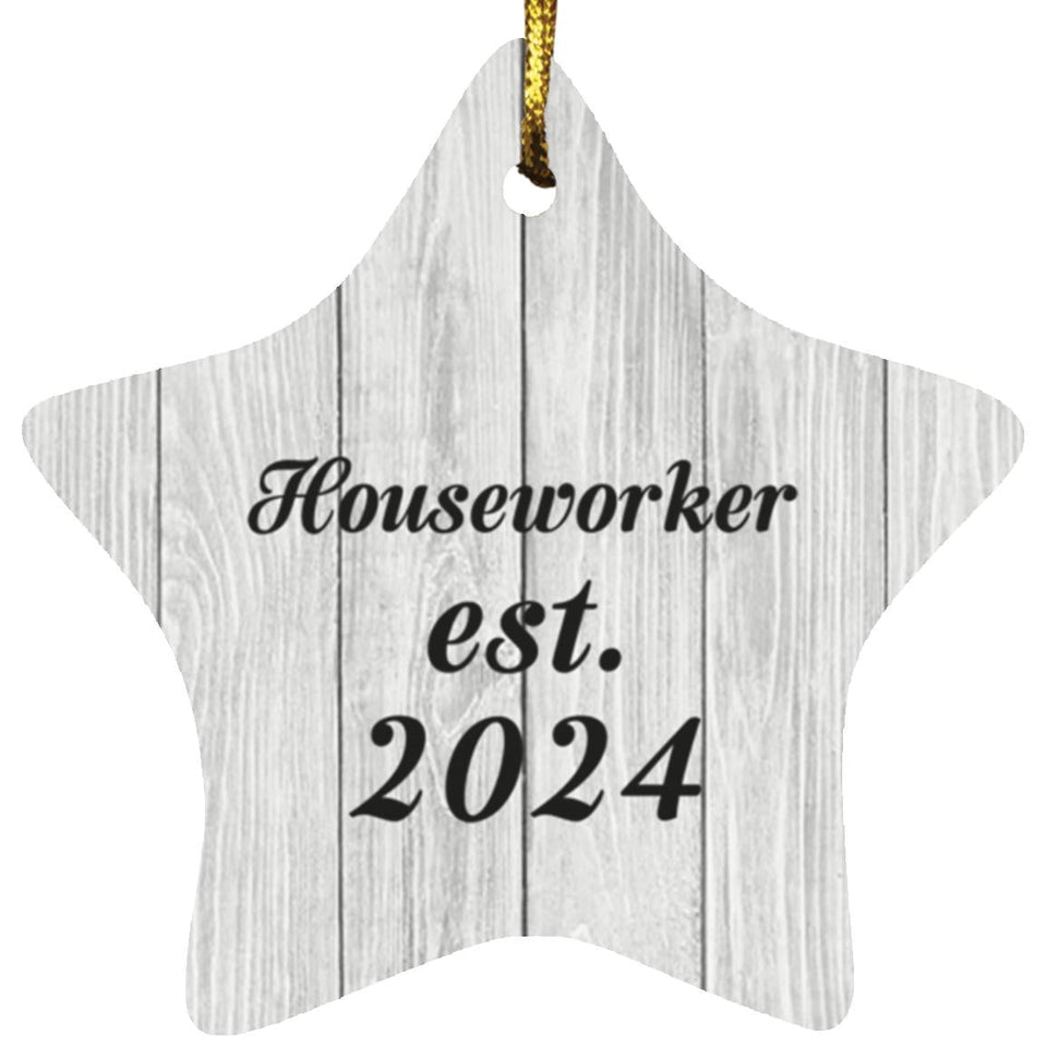 Houseworker Established Est. 2024 - Star Ornament F
