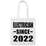 Electrician Since 2022 - Tote Bag White