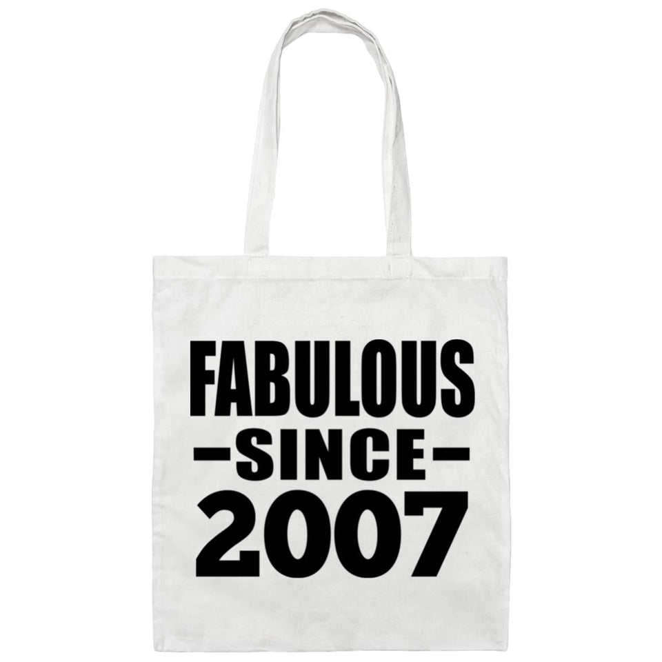 17th Birthday Fabulous Since 2007 - Tote Bag White