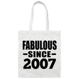 17th Birthday Fabulous Since 2007 - Tote Bag White