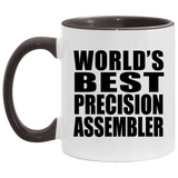 World's Best Precision Assembler - 11oz Accent Mug Black