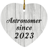 Astronomer Since 2023 - Heart Ornament F