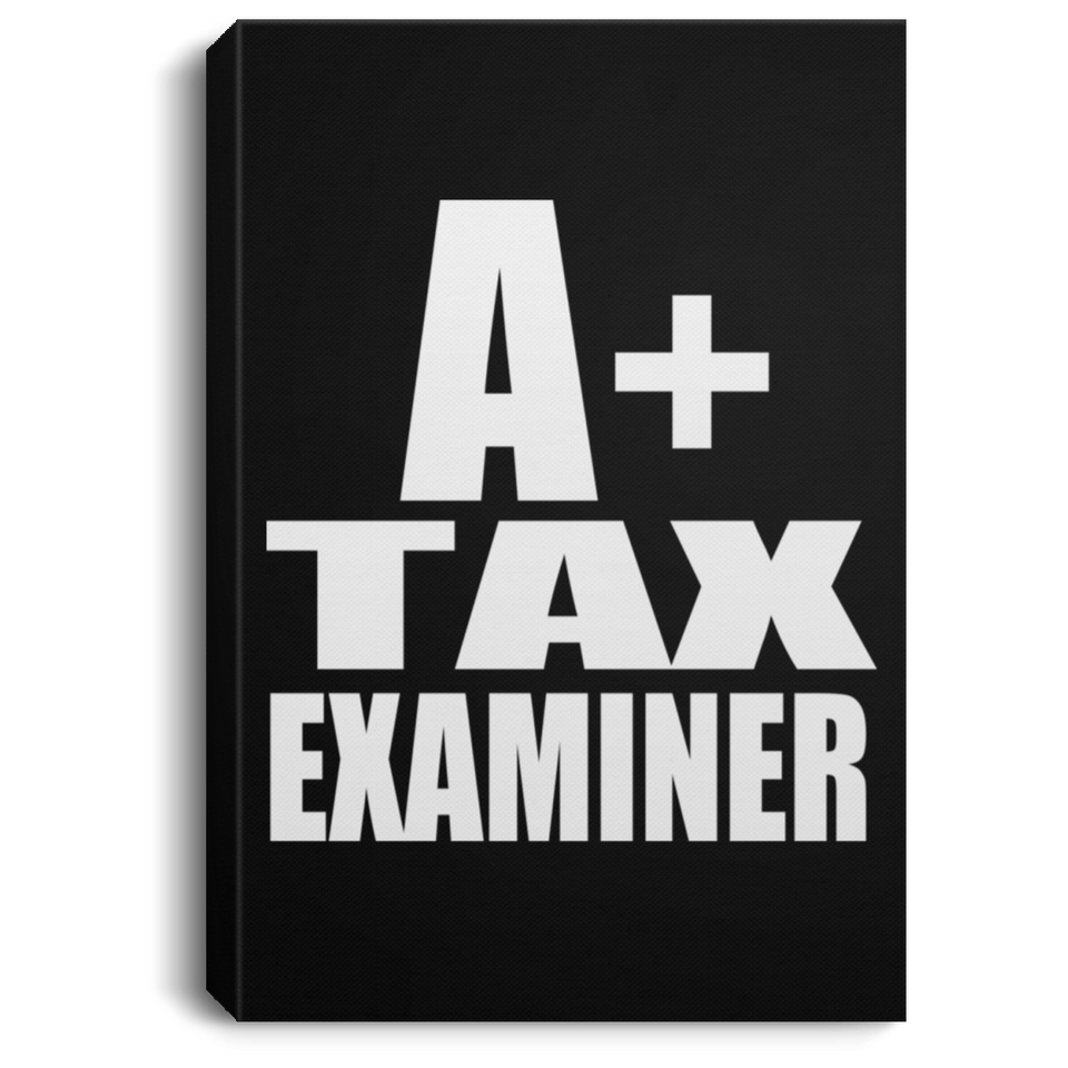 A+ Tax Examiner - Canvas Portrait