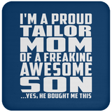 Proud Tailor Mom Of Awesome Son - Drink Coaster