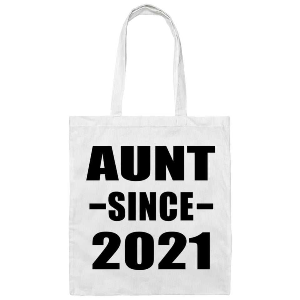 Aunt Since 2021 - Tote Bag White