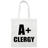 A+ Clergy - Tote Bag White