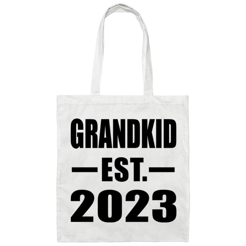Grandkid Established EST. 2023 - Tote Bag White