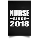 Nurse Since 2018 - Poster Portrait