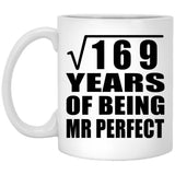 13th Anniversary Square Root of 169 Years of Mr Perfect - 11oz Coffee Mug