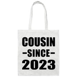 Cousin Since 2023 - Tote Bag White