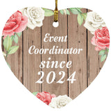 Event Coordinator Since 2024 - Heart Ornament B