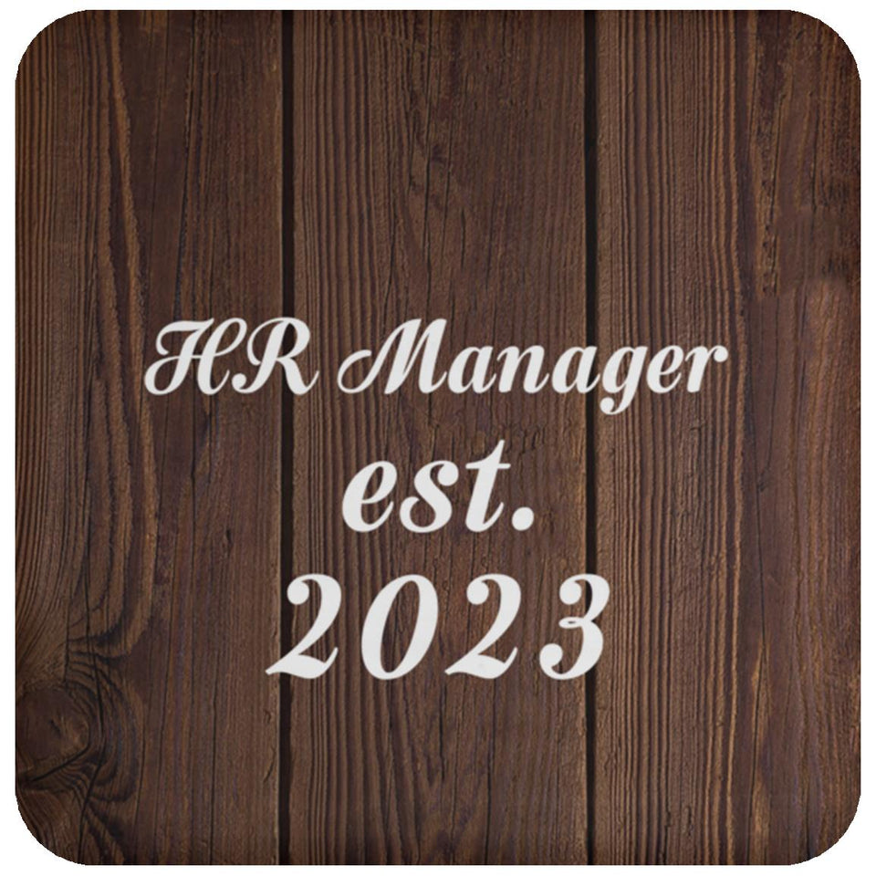 HR Manager Established Est. 2023 - Drink Coaster D