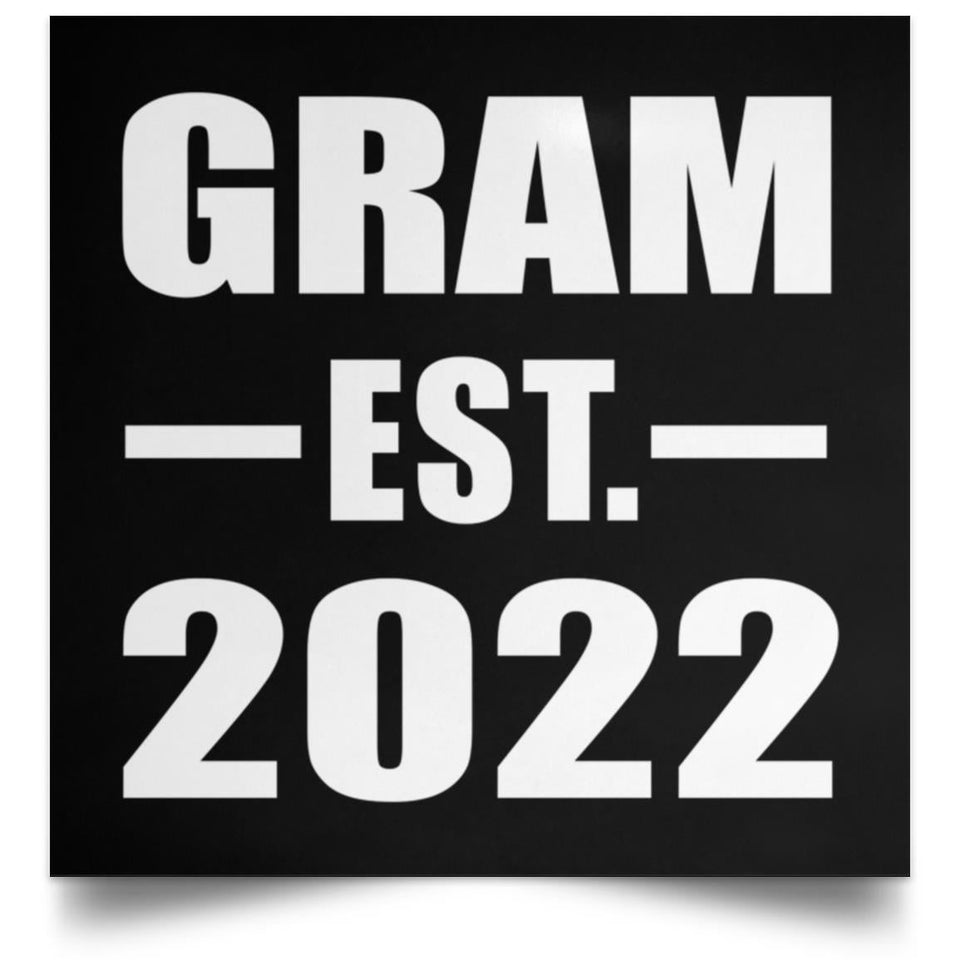 Gram Established EST. 2022 - Poster Square