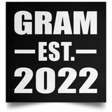 Gram Established EST. 2022 - Poster Square