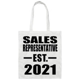 Sales Representative Established EST. 2021 - Tote Bag White