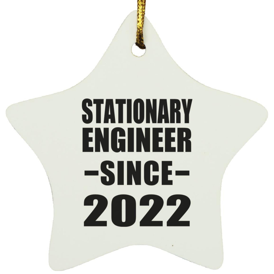 Stationary Engineer Since 2022 - Star Ornament