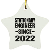 Stationary Engineer Since 2022 - Star Ornament
