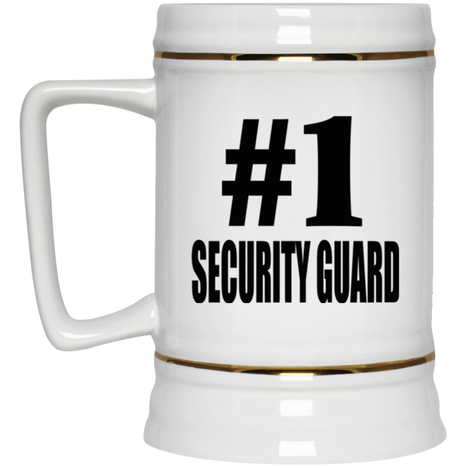Number One #1 Security Guard - Beer Stein