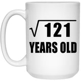 11th Birthday Square Root of 121 Years Old - 15oz Coffee Mug