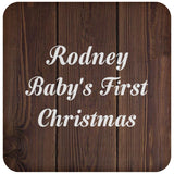 Rodney Baby's First Christmas - Drink Coaster D