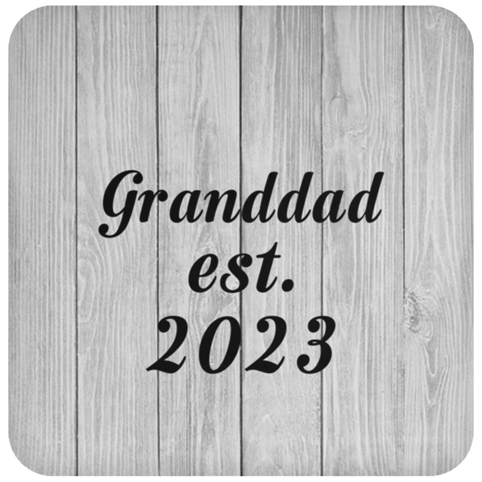 Granddad Established Est. 2023 - Drink Coaster F