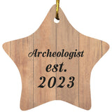 Archeologist Established Est. 2023 - Star Ornament C
