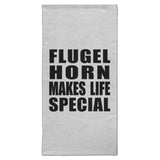 Flugel Horn Makes Life Special - Hand Towel
