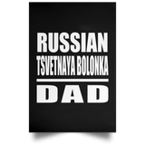 Russian Tsvetnaya Bolonka Dad - Poster Portrait