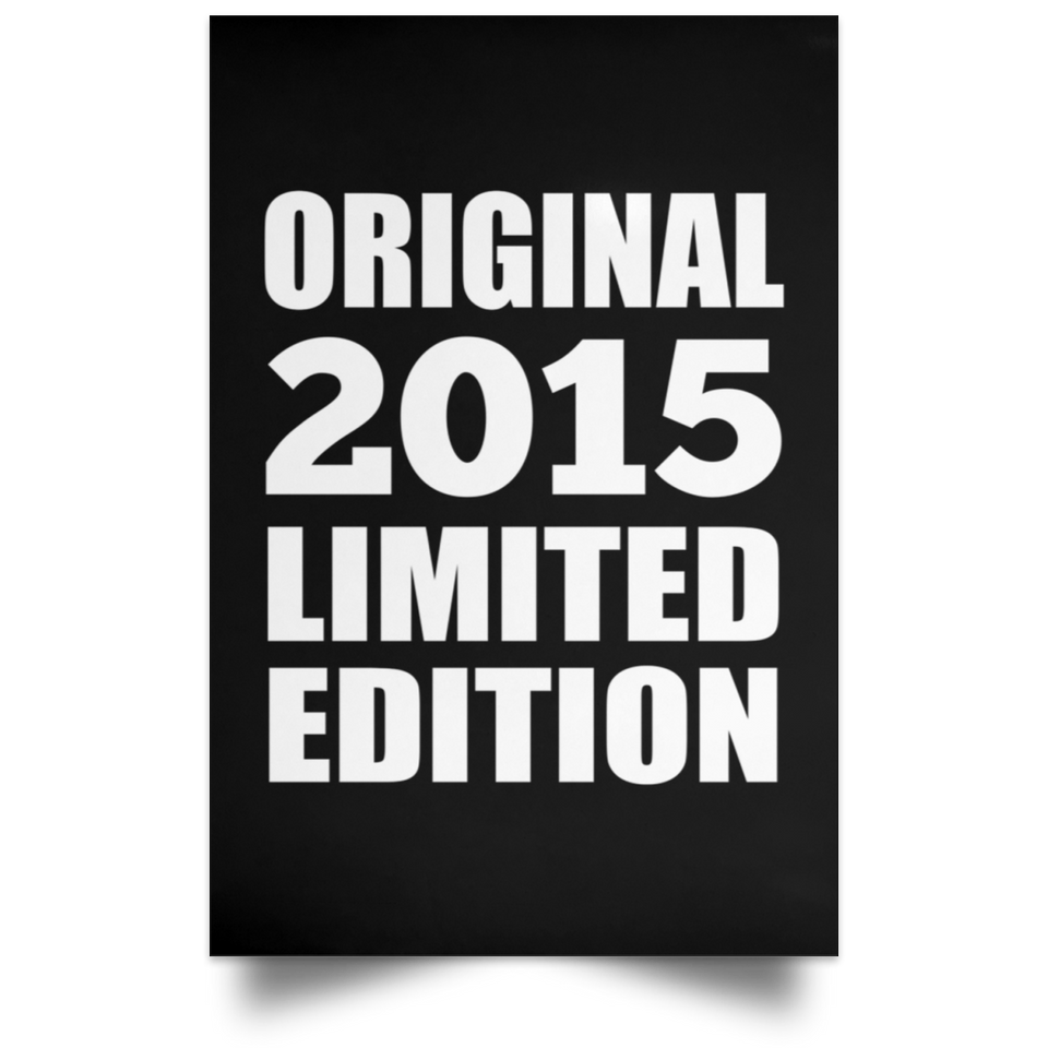 9th Birthday Original 2015 Limited Edition - Poster Portrait