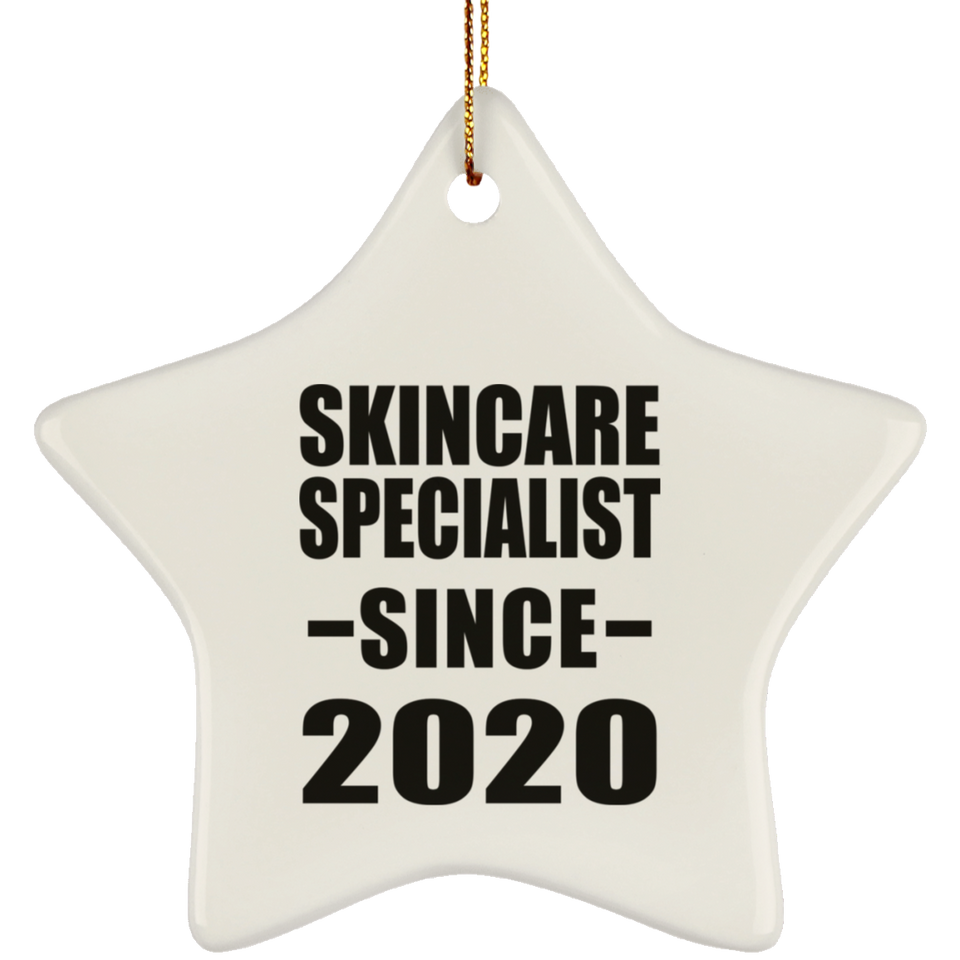 Skincare Specialist Since 2020 - Star Ornament