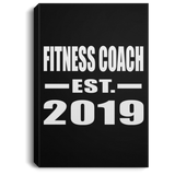 Fitness Coach Established EST. 2019 - Canvas Portrait