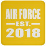 Air Force Established EST. 2018 - Drink Coaster