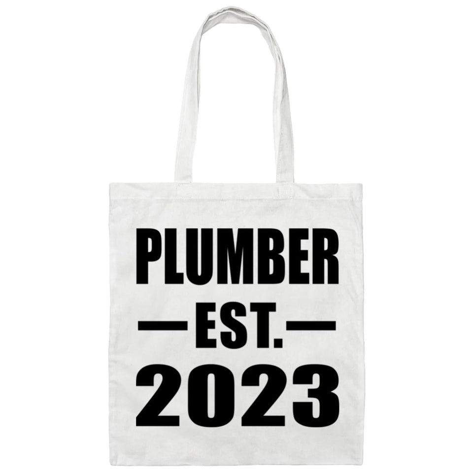Plumber Established EST. 2023 - Tote Bag White