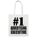 Number One #1 Advertising Executive - Tote Bag White